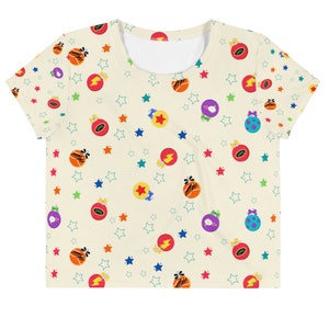 Animators All-Over Print Crop Tee