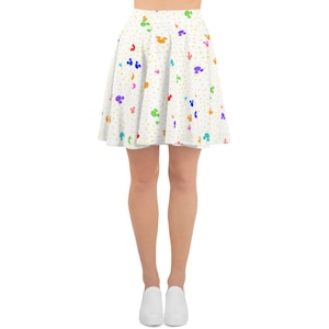 Pride  Women&#39;s Rainbow Skater Skirt  Pride Month Outfit  Gay Pride Skirt