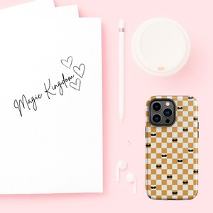 Orecchie a scacchi Custodie per telefoni resistenti Magica custodia per telefono per vacanze Idee regalo di compleanno