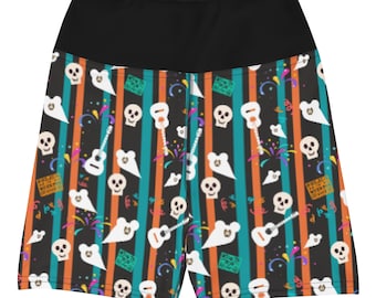 Dia De Los Muertos Women's 6 Inch Bike Shorts  Halloween Marathon Running Shorts  Marathon Costume  Family Matching