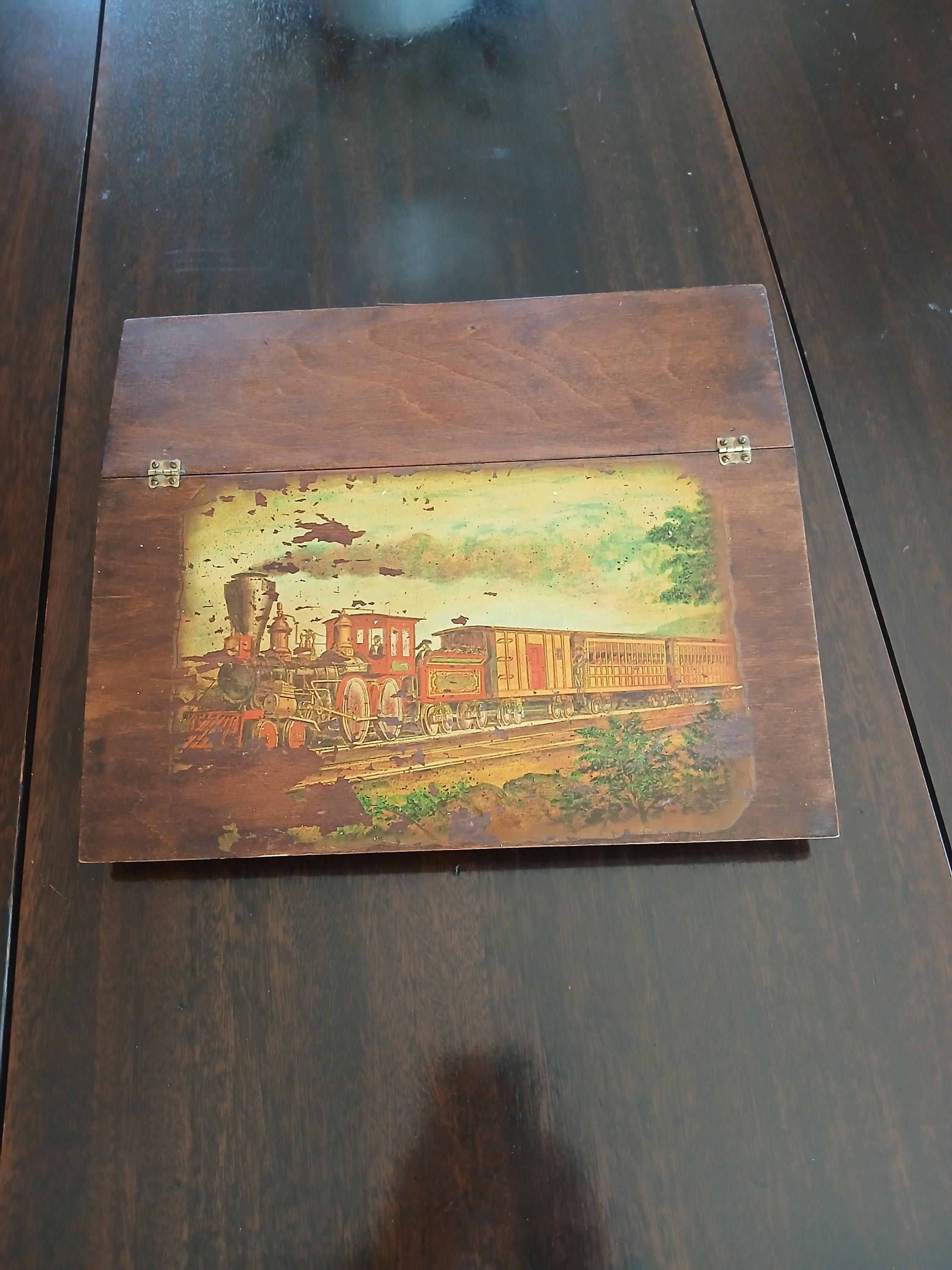 Antique Train Box - Etsy