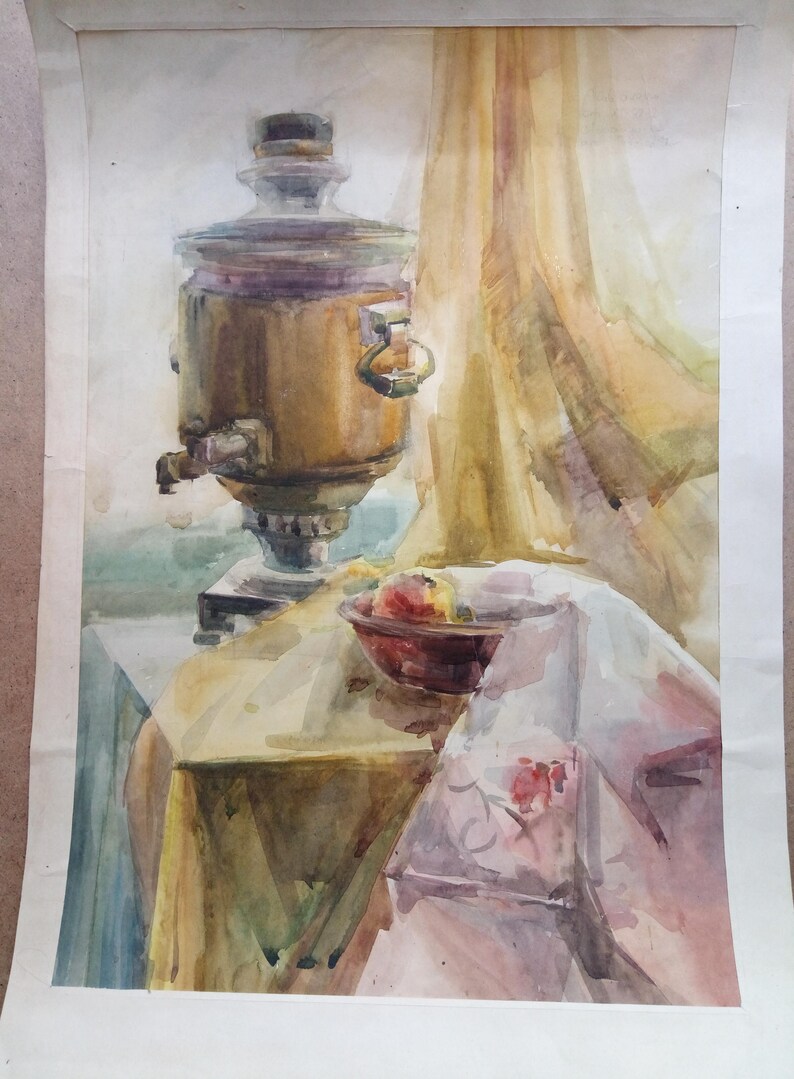 Stillleben Stillleben mit Samovar Stillleben für die Küche | Etsy