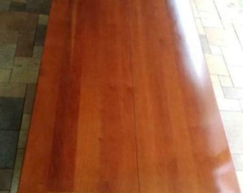 Walnut vintage coffee table with built-in complete bar