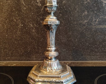 Magnificent Christofle silver plated candlestick / Magnificent Christofle silver plated candlestick