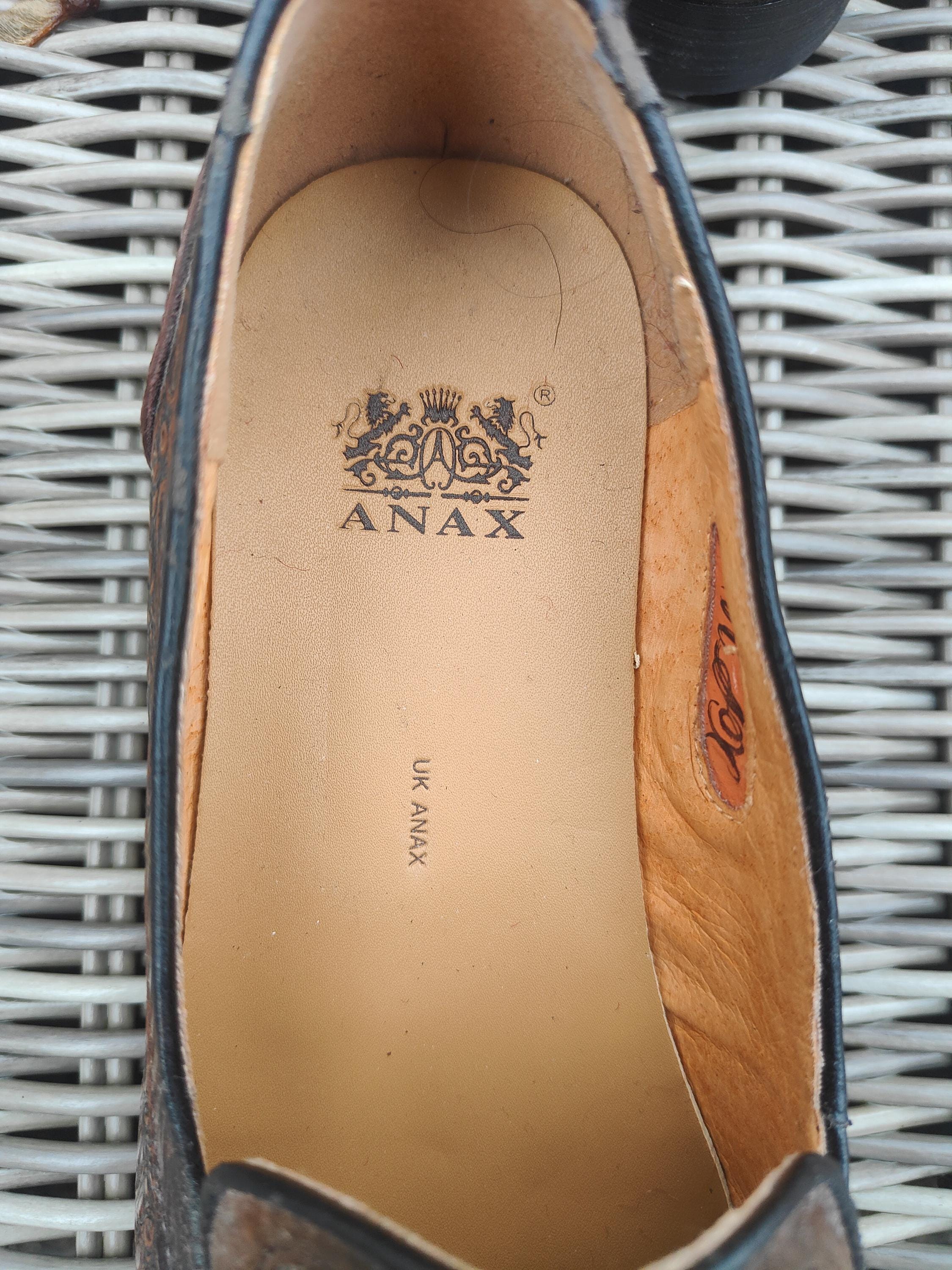 Anax Classic Brown Crocodile Pattern Loafer Shoe Size 43 - Etsy