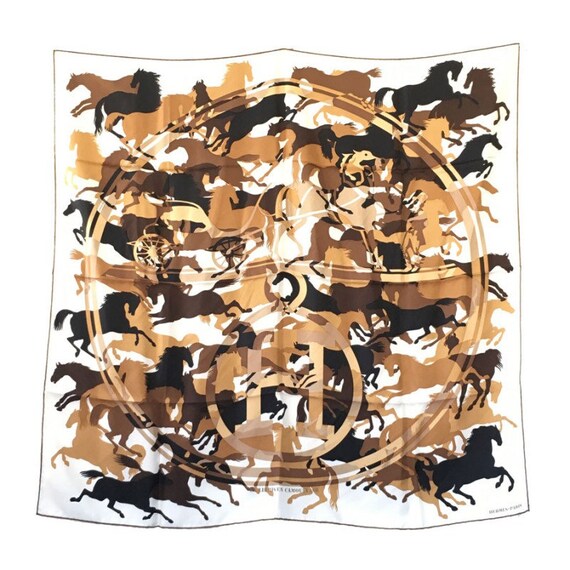 HERMES Chevaux en Camoflage tote バッグ VINTAGE HERMES Chevaux en