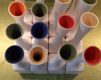 Cor Unum Piso Vases set Set of 16 colored by Cor Unum