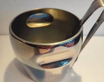 Alessi ice bucket design with Alessi sugar/ice tongs
