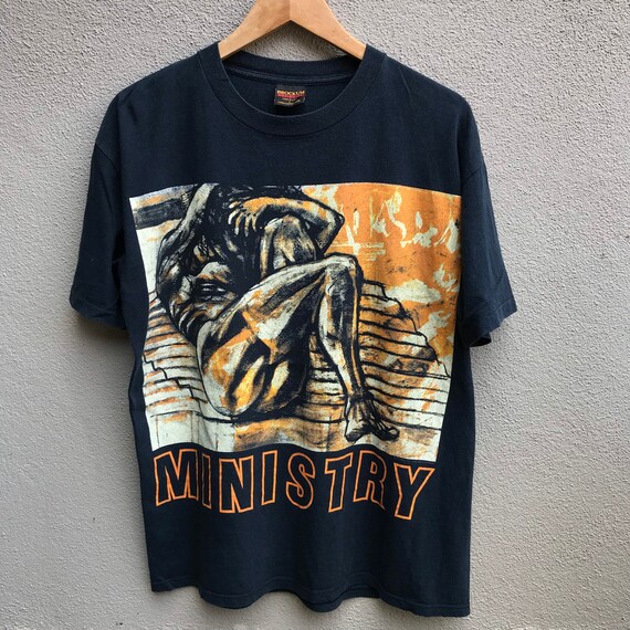 Vintage Rare 90s MINISTRY Band Metal 