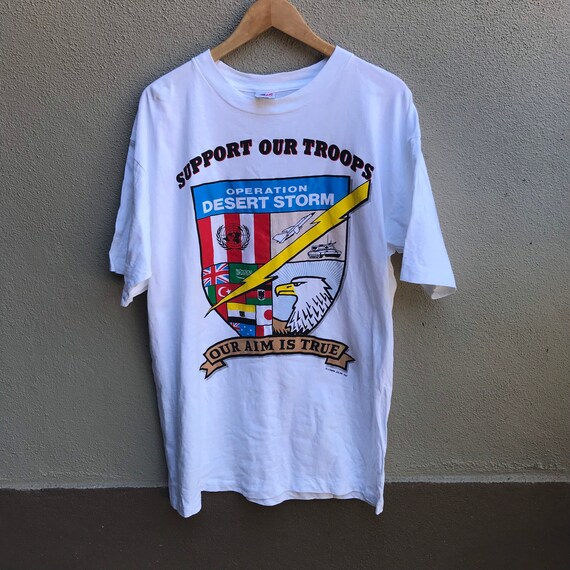 Vintage OPERATION DESERT STORM army tee us army