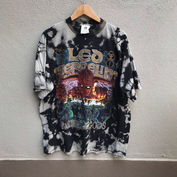 Vintage rare 90s LED ZEPPELIN band acidwash jimi h