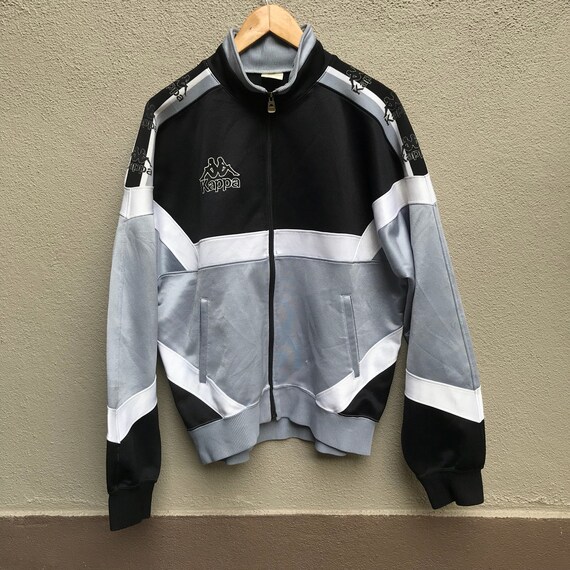 Vintage 90s KAPPA embroidered logo side tape zippe
