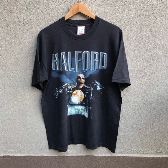 Vintage HALFORD judas priest band metal tee type o