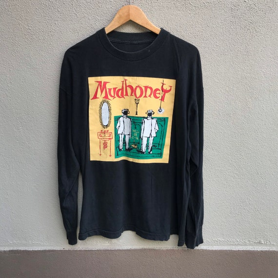 Vintage rare 90s MUDHONEY band tee longsleeves sou
