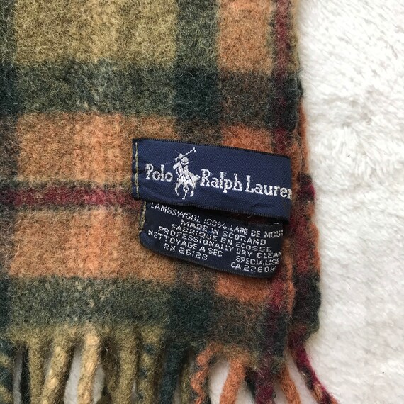 polo label scarf