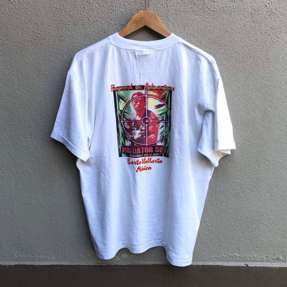 Vintage Rare 90s PREDATOR Movie MOSSIMO 