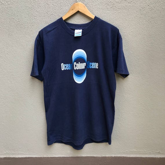 Vintage 90s Ocean Colour Scene Banda Britpop Uk Camisa Etsy