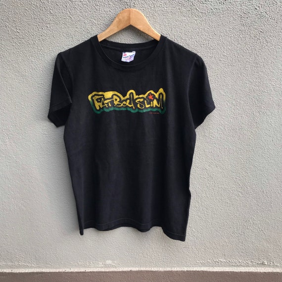 Vintage FATBOY SLIM dj funk rave hiphop rap tee or