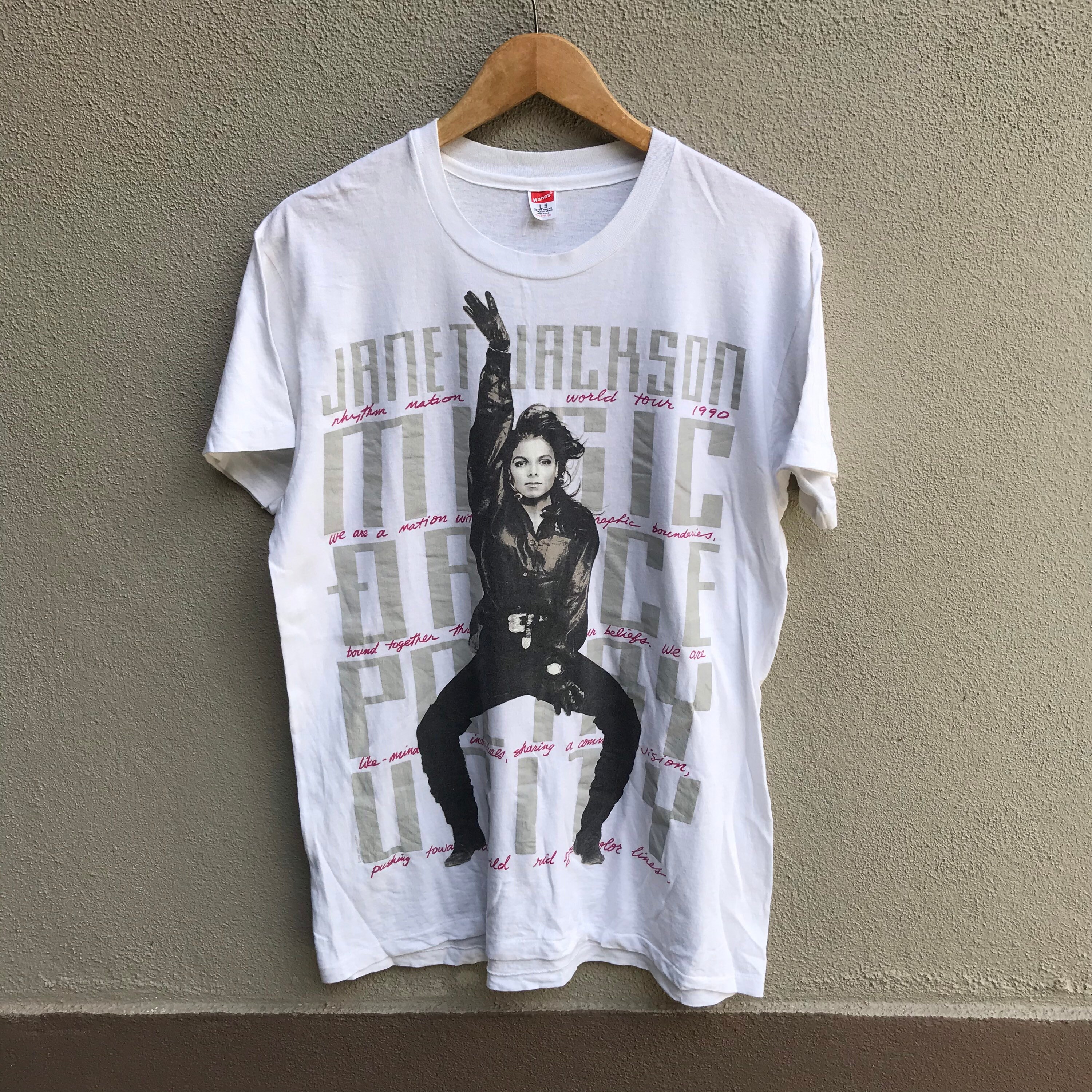 詰替え 90s ジャネット JANET Jackson vintage tee Tシャツ | www