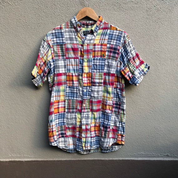 polo ralph lauren patchwork shirt