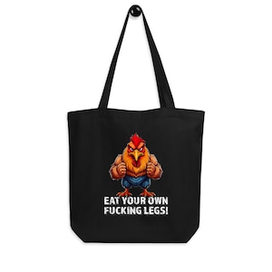 Eco Tote Bag VEGAN ACTIVIST MESSAGE Animal Rights Shopper Reusable Organic Cotton Shopping Bag Sustainable Eco Gift