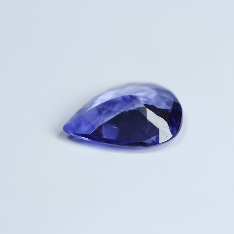 DEEP Color Tanzanite Faceted Pears 6x8 mm Price per piece. Size SELECT Size Eye Clean to Loupe Clean Quality