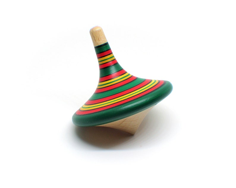 Inception Handmade Wooden Spinning Top history of Top Etsy