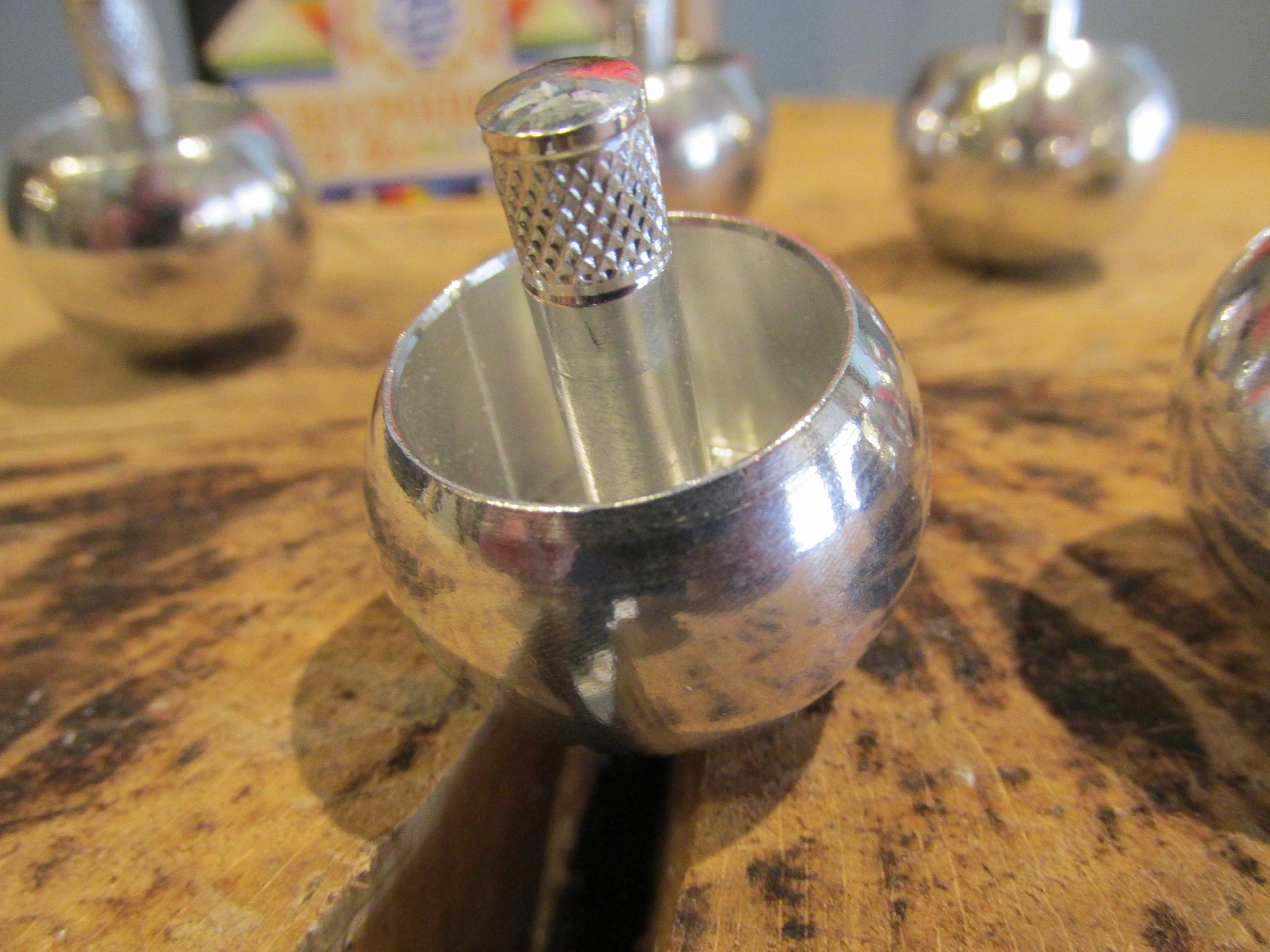 The Aluminium Handmade Magic Spinning Top. history of Top Included in