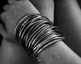 Handmade - hand-forged bracelet.
