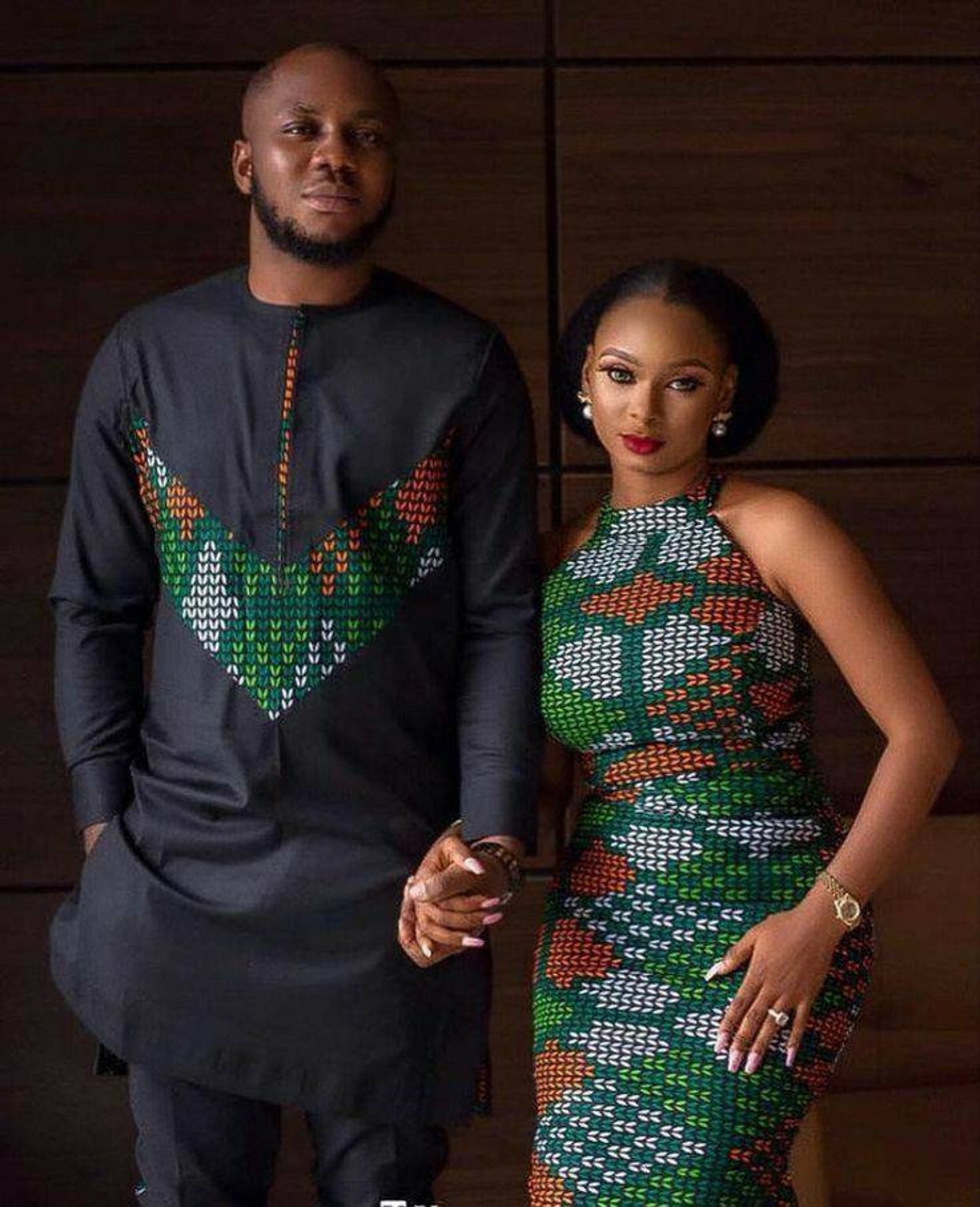 African Couples Outfits African Fashion African Attire Shirts And Pants Etsy