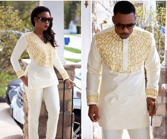 african wedding outfits for couples