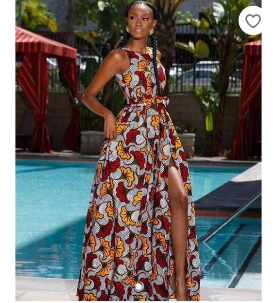 african print beach wear