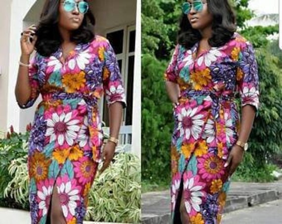 floral ankara dresses