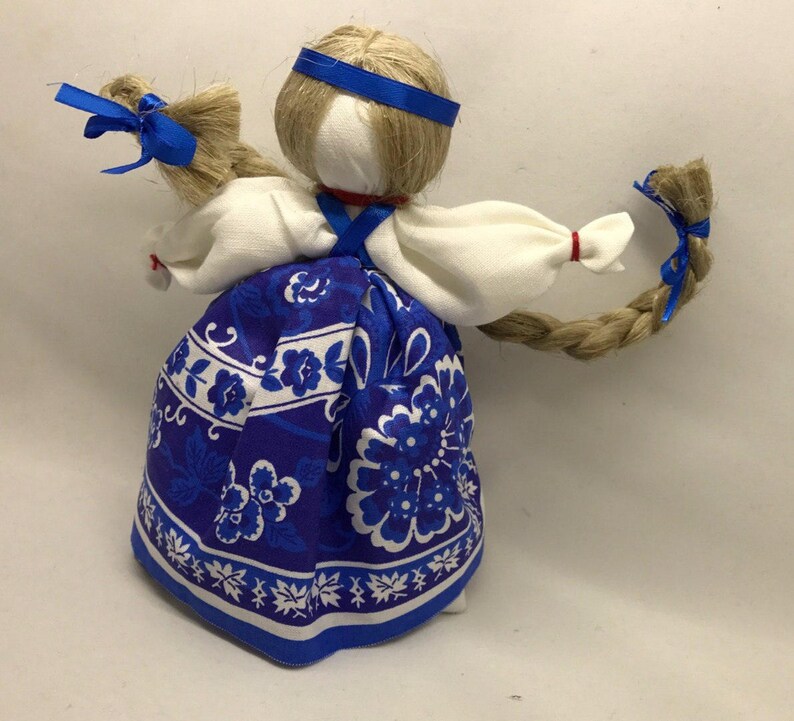 Handmade rag doll. For luck. Russian traditional doll for Etsy
