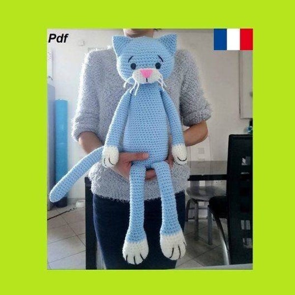 Amigurumi-Katze-Tutorial PDF auf Französisch