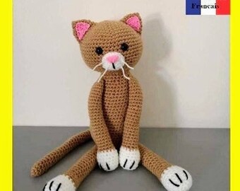 Tutoriel chat amigurumi PDF en Français