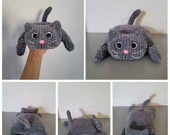 Tutoriel amigurumi coussin Moumousse crochet PDF en Français