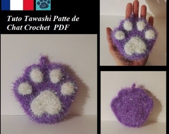 PDF Tawashis Cat's Paw Dishwashing Sponge Tutorial in French