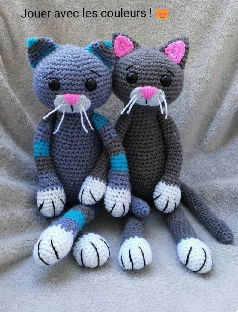 Tutoriel Pattern Amigurumi Chat PDF Fran ais US English Etsy France
