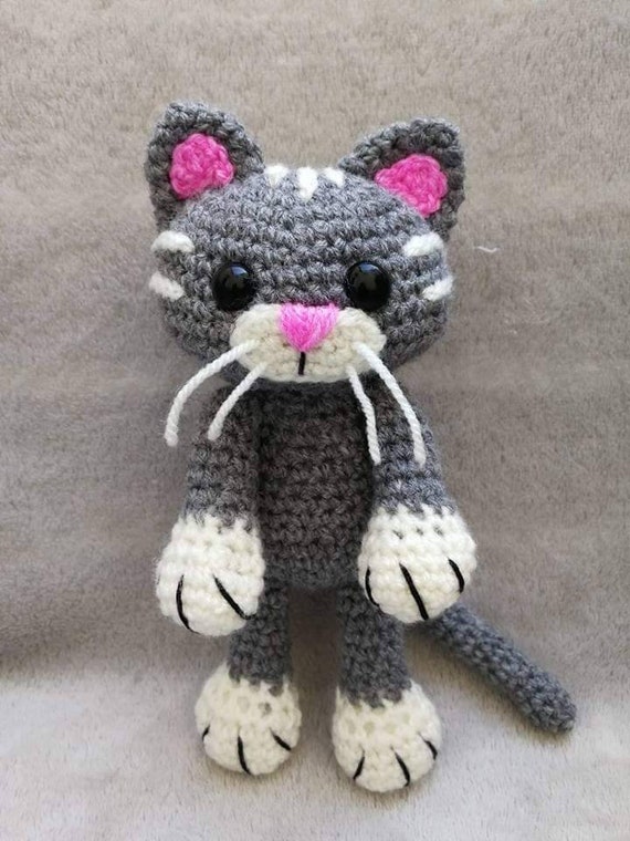 Tutoriel Pattern Amigurumi Chat Crochet Pdf Francais Etsy