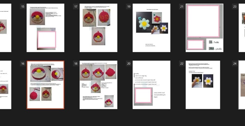 Pdf 113 tutoriels tawashis au crochet en Français bien lire le détail de la fiche image 9