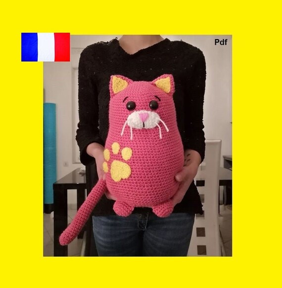 Pdf Gros Chat Roro Tutoriel En Francais Etsy Canada