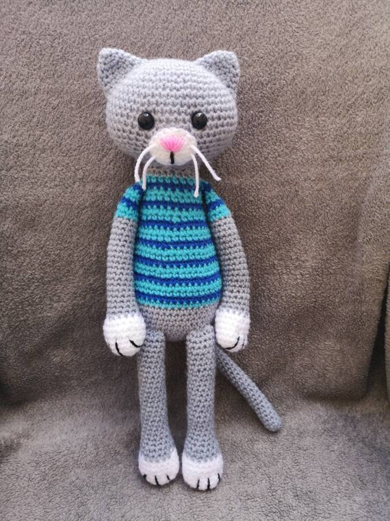 Tutoriel Chat Amigurumi Pdf Francais Etsy Hong Kong