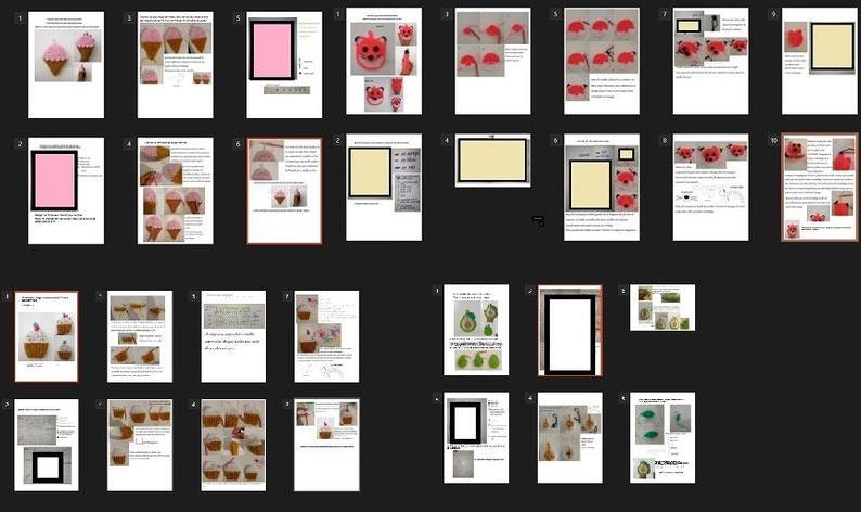Pdf 113 tutoriels tawashis au crochet en Français bien lire le détail de la fiche image 10