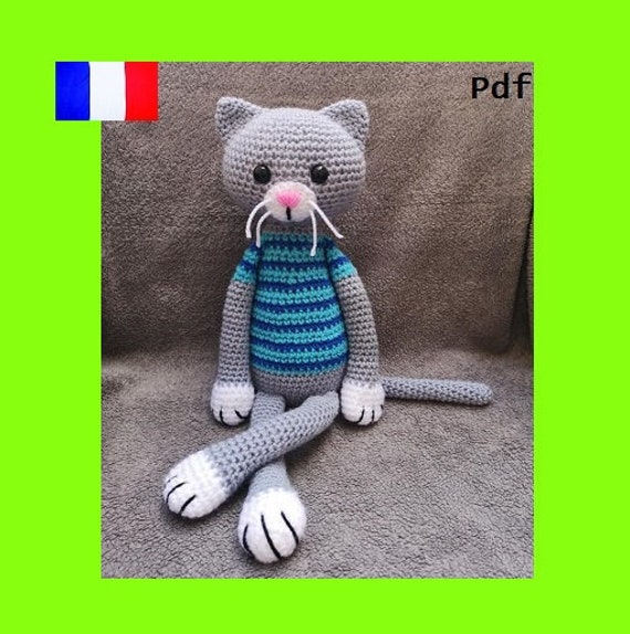 Tutoriel Chat Amigurumi Pdf Francais Etsy