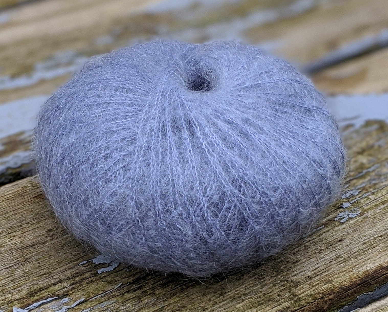 Mohair knitting yarn soft fuzzy hand knitting lace blue yarn Etsy