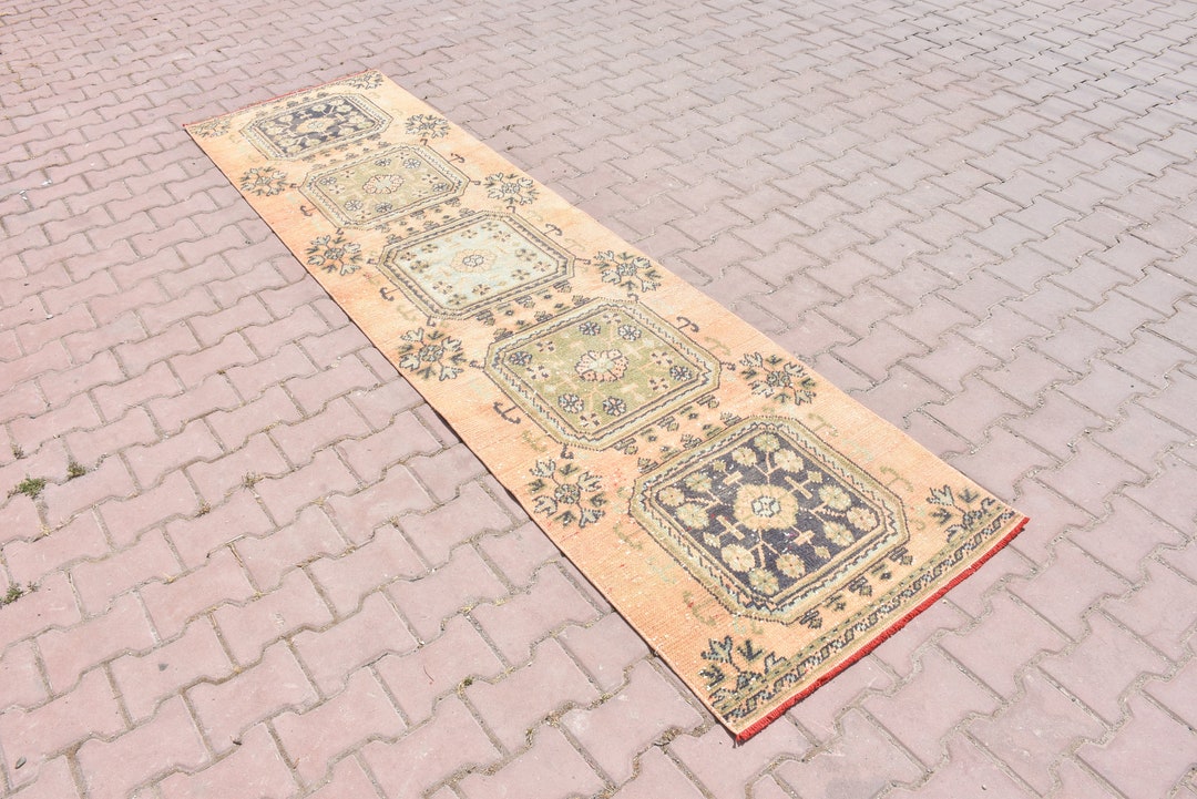 Rusk Color Rug Runners Anatolian Runner Rug,antique Runner Rug,turkish Runner Rug,bohemian ...