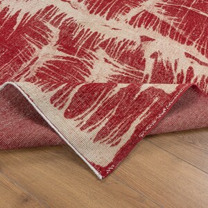 5x9 red Rug Living Room Rug Vintage Rug Turkish Handmade Rug Kitchen Rug Unique Rug Oushak Rug 5.1x8.8 Feet Rug Bohemian Rug Antique Rug
