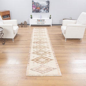 2x11 Runner Rug, Entry Rug, Kitchen Runner, 2x11 Rug, Hallway Rug, Vintage Runner, Oushak Runner, Turkish Runner, Runner Rug 2x11, Soft Rug