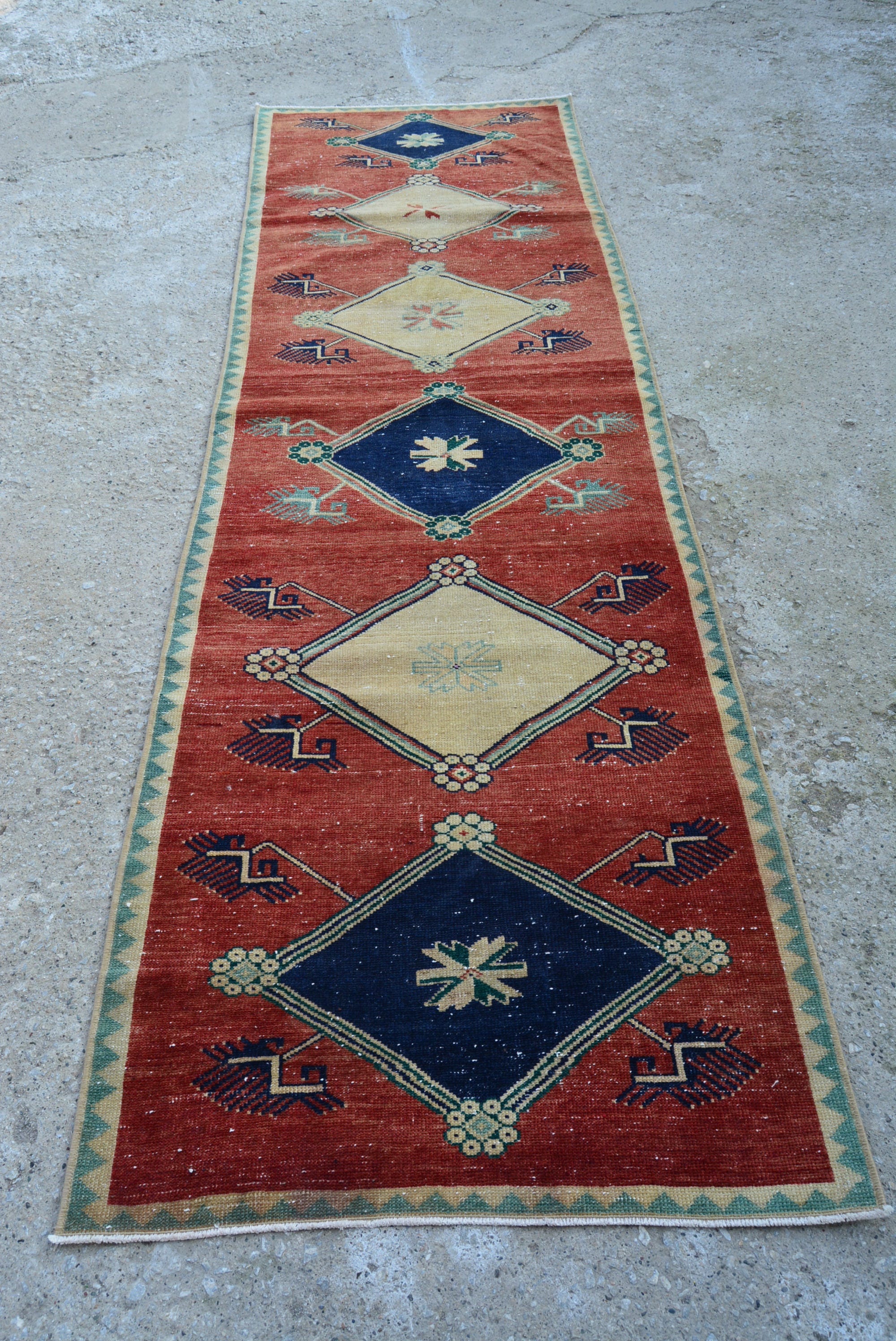 Vintage Runner RugHallway rugKitchen runner rugTurkish Etsy